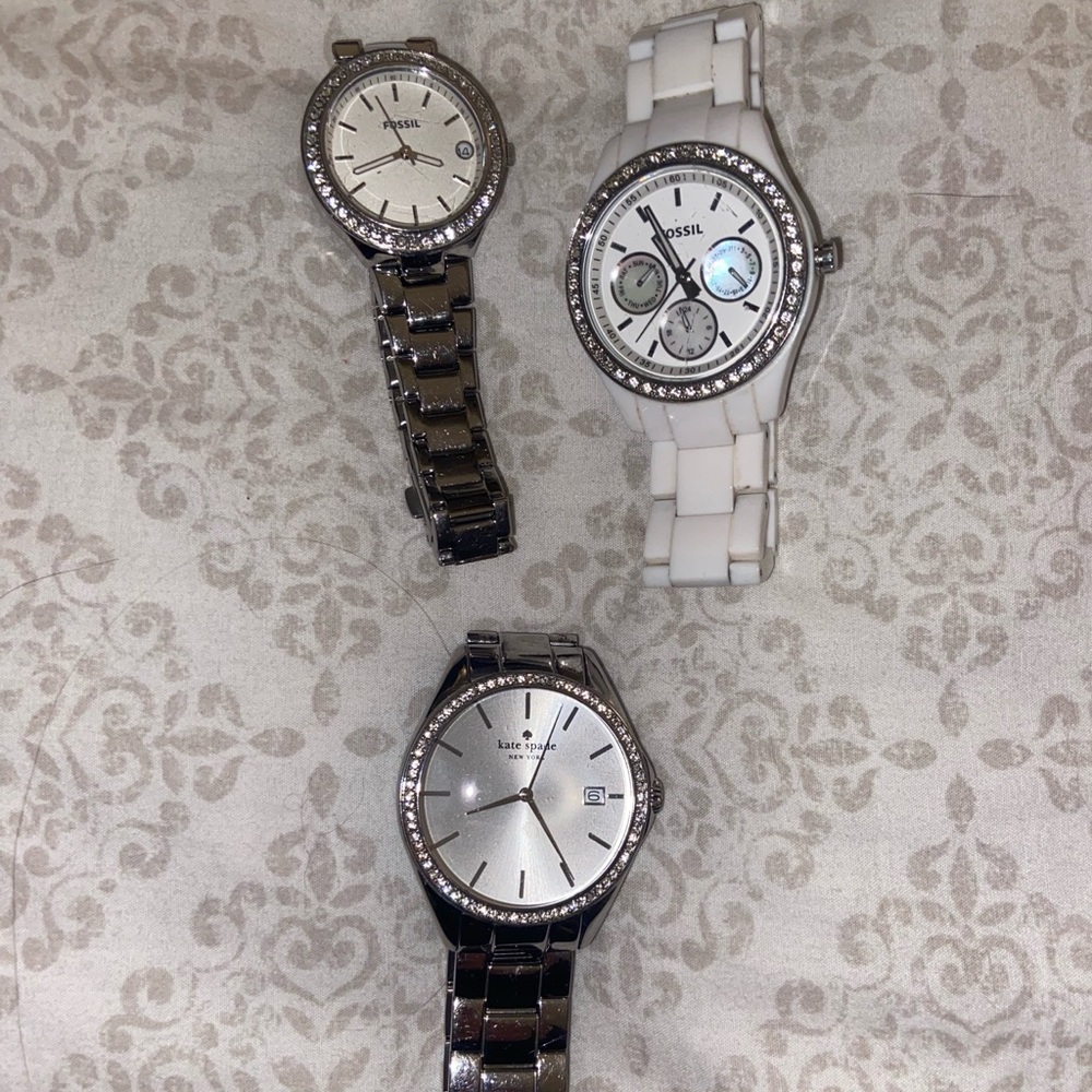 Fossil and Kate Spade watches